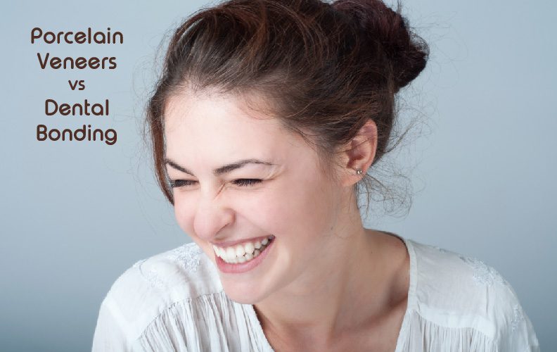 young brunette woman smiling laughing